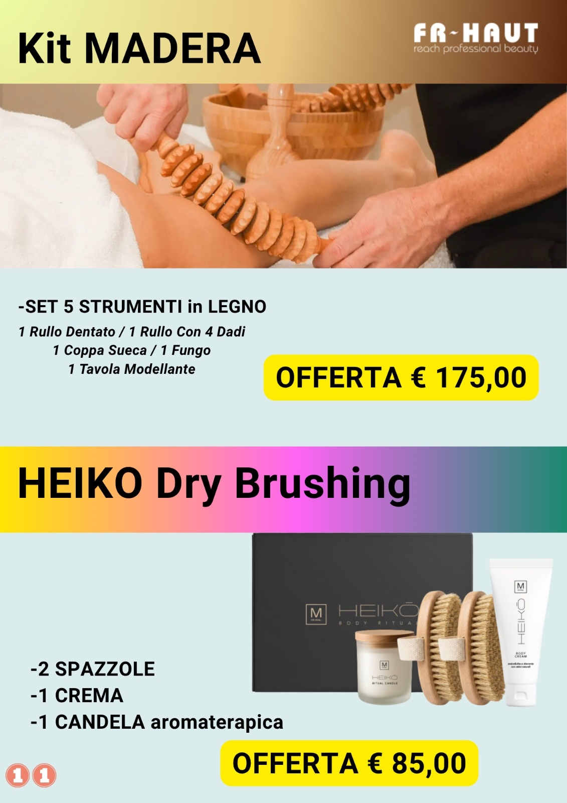 Kit Madera e Heiko Dry Brushing